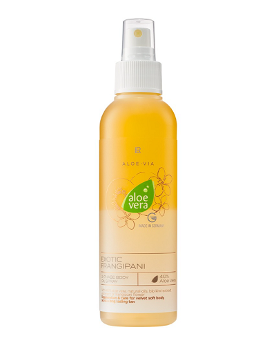 Limited Aloe Vera Exotic Frangipani 2-Phase Body Oil Spray