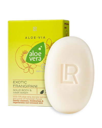 Limited Aloe Vera Exotic Frangipani Solid Body & Hair Wash